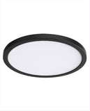 Cyber Tech Lighting C157RD-DISK/BL-CCT Dimmable 7″ LED Round Flush Mount Disk, Black – 15W, Adjustable 3000K/3500K/4000K, 1050 Lumens, Triac Dimmable