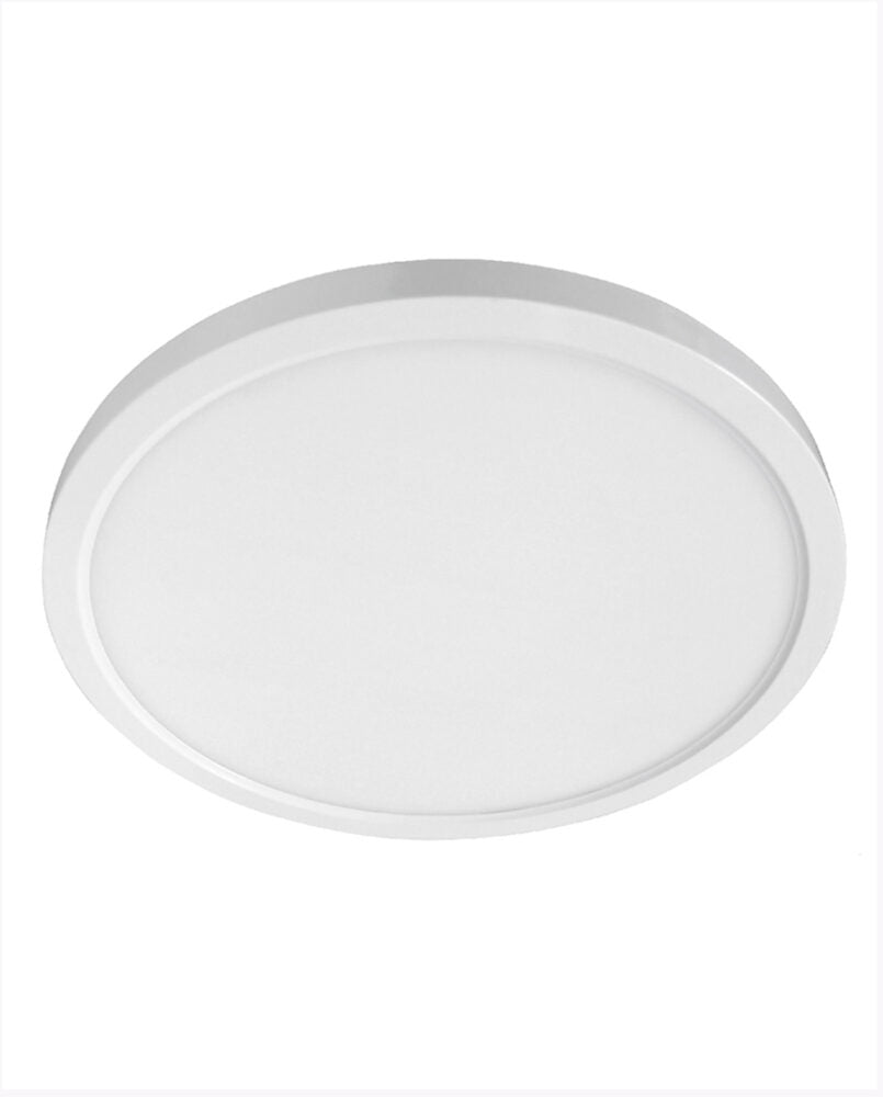 Round Disk Led Cyber Tech Lighting C157RD-DISK/WH 7″ LED Round Flush Mount Disk, White ...