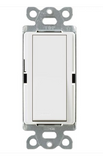 Lutron CA-1PSNL-WH Claro Single Pole Switch with Nightlight - 15A - White Finish