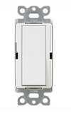 Lutron  CA-3PS-WH Claro 3-Way Switch - 15A - White Finish