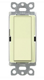 Lutron CA-4PS-AL Claro 4-Way Switch - 15A - Almond Finish