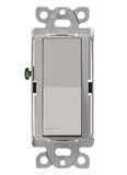 Lutron CA-4PS-GR Claro 4-Way Switch - 15A - Gray Finish