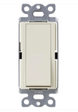 Lutron CA-4PSNL-LA Claro 4-Way Switch With Nightlight - 15A - Light Almond Finish