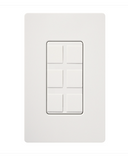 Lutron CA-6PF-WH Multi-port Frame - Field Customizable - White Finish