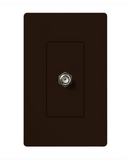 Lutron CA-CJ-BR Claro Cable Jack - Brown Finish