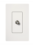 Lutron CA-CJ-WH Claro Cable Jack - White Finish