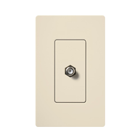 Task Lighting CA-CJH-LA Claro Single Cable Jack, Light Almond Finish