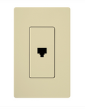 Lutron CA-PJ-IV Claro Phone Jack - lvory Finish