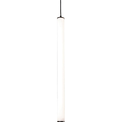 AFX Lighting CADP24L30UDBK Caden 5 Inch LED Pendant In Black With White Acrylic Diffuser