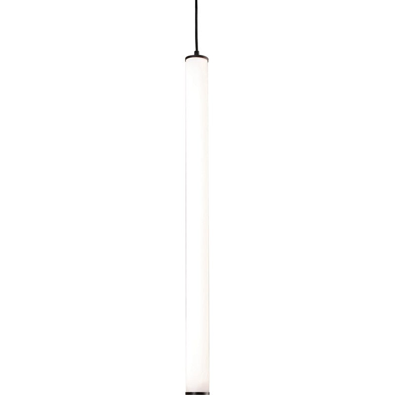 AFX Lighting CADP24L30UDBK Caden 5 Inch LED Pendant In Black With White Acrylic Diffuser