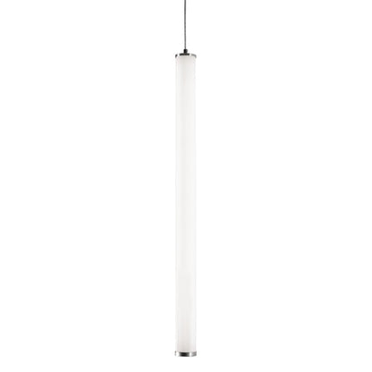 AFX Lighting CADP24L30UDSN Caden 5 Inch LED Pendant In Satin Nickel With White Acrylic Diffuser