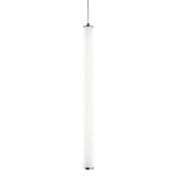 AFX Lighting CADP24L30UDSN Caden 5 Inch LED Pendant In Satin Nickel With White Acrylic Diffuser