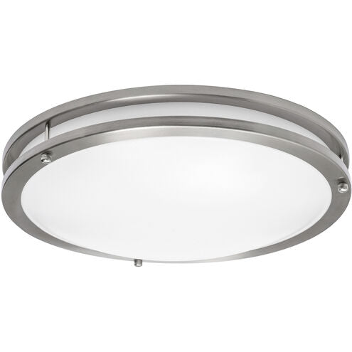 AFX Lighting CAF24L5AJUDSN-BB Carlisle 24" LED Flush Mount, Battery Backup, Wattage  34W, Multi-Color Temperature, Voltage 120-277V, Satin Nickel