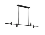 DALS Lighting CAPD72-CC-BK 4 Light 22.13 inch Black LED Pendant Ceiling Light