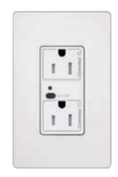 Lutron CAR2S-15-DTR-WH Vive Wireless Receptacle 15A Duplex, White