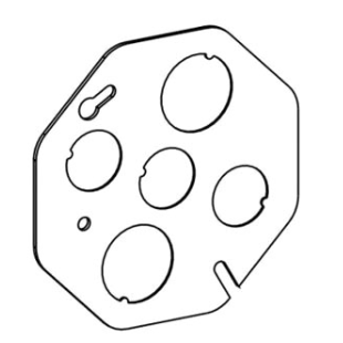 Orbit CB-BK 4" OCTAGON CONCRETE RING COVER