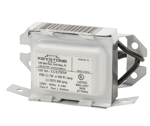 Keystone CC579TP-CP 5W/7W/9W 120V 2-Pin Compact Fluorescent Magnetic Ballast