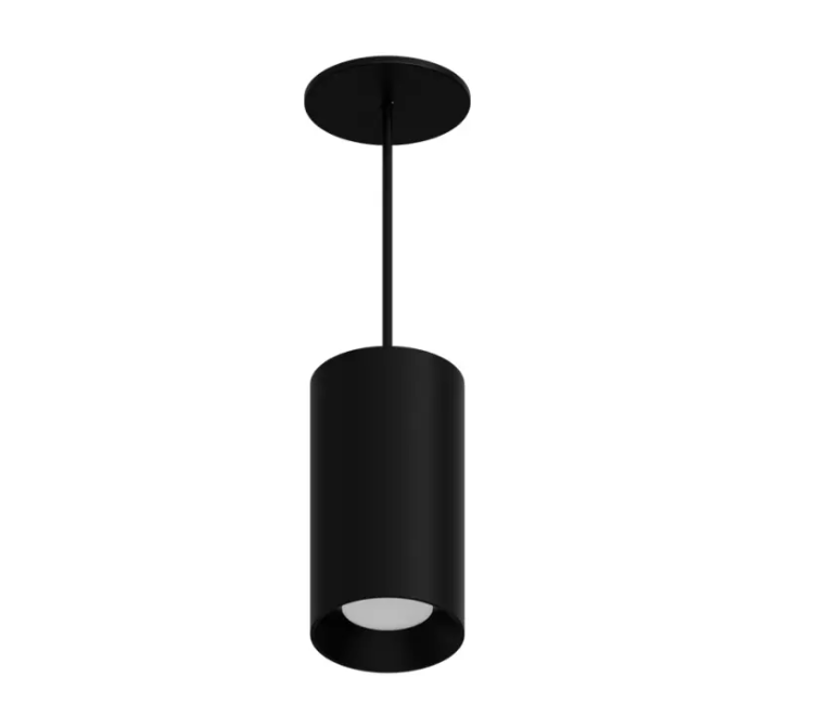DMF Lighting CCPR08C81030BKO C-Series 8" LED Round Pendant Mount Cylinder - 1,000 Lumens - 3000K - 8' Cord - 120-277V - Black