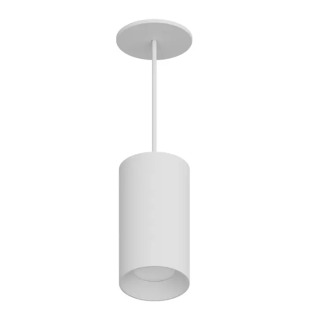 DMF Lighting CCPR08C81030WHO C-Series 8" LED Round Pendant Mount Cylinder - 1,000 Lumens - 3000K - 8' Cord - 120-277V - White