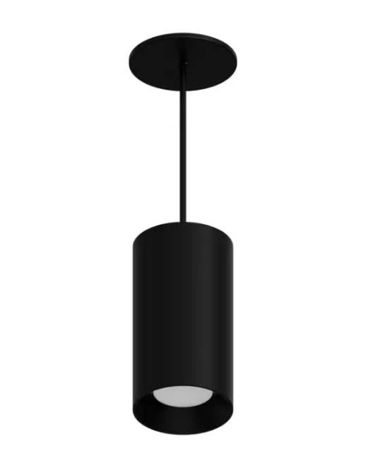 DMF Lighting CCPR08C81530BKO C-Series 8" LED Round Pendant Mount Cylinder - 1,500 Lumens - 3000K - 8' Cord - 120-277V - Black