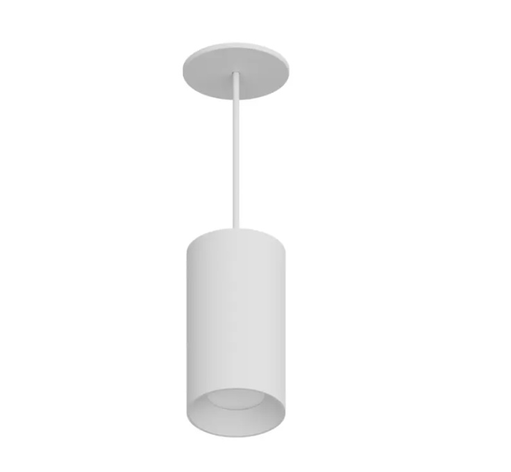 DMF Lighting CCPR08C82035WHO C-Series 8" LED Round Pendant Mount Cylinder - 2,000 Lumens - 3500K - 8' Cord - 120-277V - White
