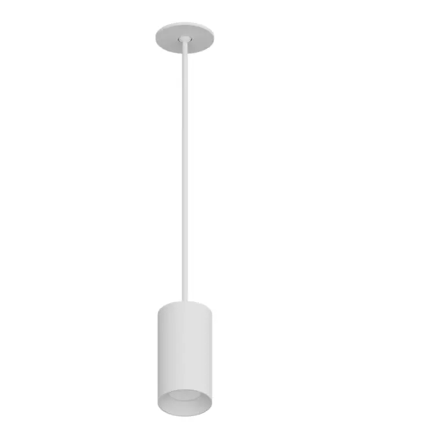 DMF Lighting CCPR08S22040WHO C-Series 8" LED Round Pendant Mount Cylinder - 2,000 Lumens - 4000K - 24" Stem - 120-277V - White
