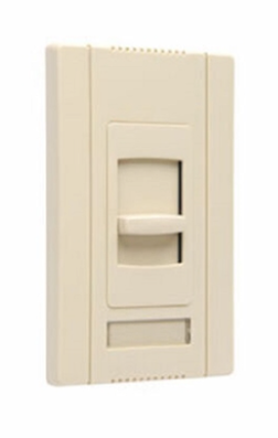 Wattstopper CD1103PLA Titan Incandescent Single Pole/ 3-Way, Slide-to-Off Dimmer with Preset, Wattage 1100W, Narrow, Light Almond
