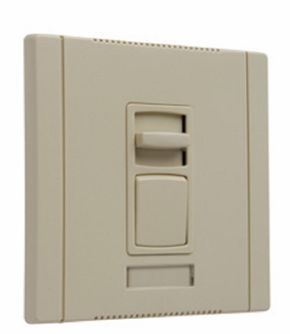 Wattstopper CD1603PI Titan Incandescent Single Pole/ 3-Way, Slide-to-Off Dimmer with Preset, Wide, Wattage 1600W, Ivory