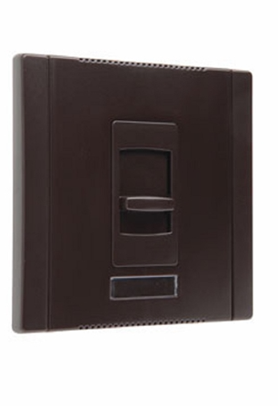 Wattstopper CDLV1600 1600VA Magnetic Low Voltage Single Pole, Slide-to-Off Dimmer, Wide, Brown Finish