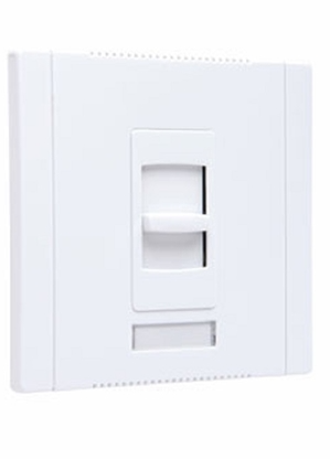 Wattstopper CDLV1600W 1600VA Magnetic Low Voltage Single Pole, Slide-to-Off Dimmer, Wide, White Finish