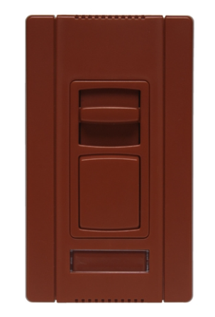 Wattstopper CDLV703PRED 700VA Magnetic Low Voltage Single Pole/ 3-Way, Preset Dimmer, Narrow, Red Finish