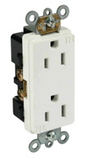 ORBIT CDR15-TR-SI 125V, 15A Decor Commercial Grade Tamper Resistant Receptacle, Ivory Finish