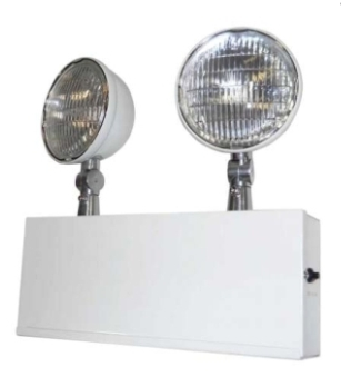 ORBIT CEL2-W-6V-100W Chicago Approved Steel Emergency Light White Housing 6V 100W