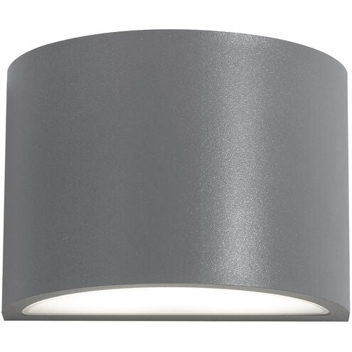 AFX Lighting CELW0705LAJUDTG 7" Outdoor LED Wall Sconce, Wattage 24W, Multi-Color Temperature, Voltage 120-277V, Textured Grey
