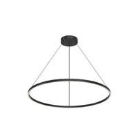 Kuzco Lighting PD87148-BK-UNV-010 Cerchio LED 48 inch Pendant Ceiling Light Black Finish