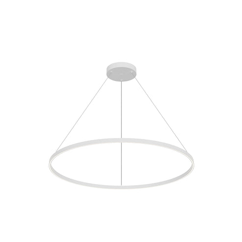 Kuzco Lighting PD87748-WH-UNV-010 Cerchio 48-in Up/Down Pendant Ceiling Light - CCT: 3000K - Finish: White