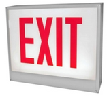 ORBIT CESL-B-1-AC-E-D Chicago Approved Led Exit Sign Black Housing 1F AC Only Exit Double Arrows