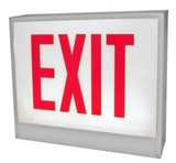 ORBIT CESL-B-1-AC-E-LR Chicago Approved Led Exit Sign Black Housing 1F AC Only Exit Left/Right Arrow