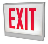 ORBIT CESL-B-1-AC-S-D Chicago Approved Led Exit Sign Black Housing 1F AC Only Stairs Double Arrows