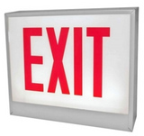 ORBIT CESL-B-1-EB-E-D Chicago Approved Led Exit Sign Black Housing 1F Battery Back-Up Exit Double Arrows