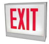 ORBIT CESL-B-1-EB-S-LR Chicago Approved Led Exit Sign Black Housing 1F Battery Back-up Stairs Left/Right Arrow