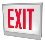 ORBIT CESL-B-1-EB-S-N Chicago Approved Led Exit Sign Black Housing 1F Battery Back-up Stairs No Arrows