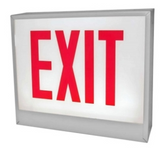 ORBIT CESL-B-2-AC-E-D Chicago Approved Led Exit Sign Black Housing 2F AC Only Exit Double Arrows