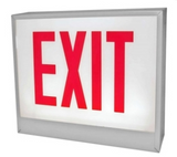 ORBIT CESL-B-2-AC-E-N Chicago Approved Led Exit Sign Black Housing 2F AC Only Exit No Arrows