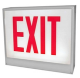 ORBIT CESL-B-2-AC-S-R Chicago Approved Led Exit Sign Black Housing 2F AC Only Stairs Right Arrow