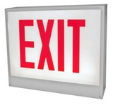 ORBIT CESL-B-2-EB-E-L Chicago Approved Led Exit Sign Black Housing 2F Battery Back-up Exit Left Arrow