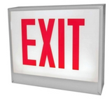 ORBIT CESL-B-2-EB-S-LR Chicago Approved Led Exit Sign Black Housing 2F Battery Back-up Stairs Left/Right Arrow