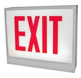 ORBIT CESL-B-2-EB-S-R Chicago Approved Led Exit Sign Black Housing 2F Battery Back-Up Stairs Right Arrow