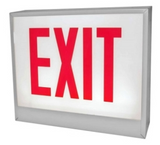 ORBIT CESL-W-1-EB-E-R Chicago Approved Led Exit Sign White Housing 1F Battery Back-up Exit Right Arrow