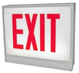 ORBIT CESL-W-2-EB-E-L Chicago Approved Led Exit Sign White Housing 2F Battery Back-up Exit Left Arrow